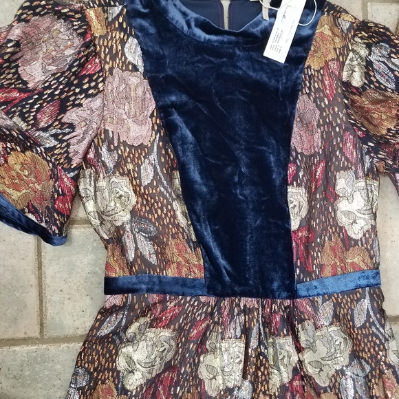 🤑sold🤑REBECCA TAYLOR CLIP DRESS GLISTENING ROSE - Picture 14 of 16